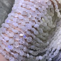 Semi-precious Healing Stone Rainbow Moonstone Beads Bracelet Beads Strands Diy Jewelry Accessories Material