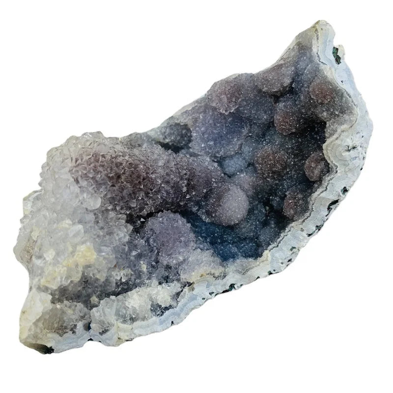 Wholesale Brazilian Rare Mineral Specimen Natural Raw Quartz Slice Impression Crystal Cluster for Decoration