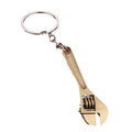 Creative Mini Simulated Car Hammer and Wrench Screwdriver UV Printed Zinc Alloy Carabiner Fashion Tool Keychain Gift