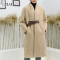 Wholesale Customized Polyester Sheep Shearing Particles Lamb Wool Coat Women's Mid-length Loose Fur Coat New