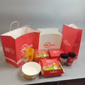 Durable 24oz Transparent Plastic Bento Lunch Boxes Take Away Food Container with Wholesale Price Biodegradable Food Container