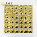 Modern 3D Ceramic Mosaic Tile Golden Sheen Parquet Design for Wall Decoration in Hotels and Rooms