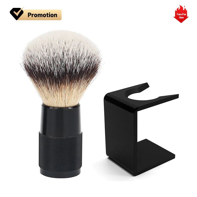 JDK Wholesale Custom Hot Selling Newest Design Black Aluminum Mesh Handle Shaving Brush