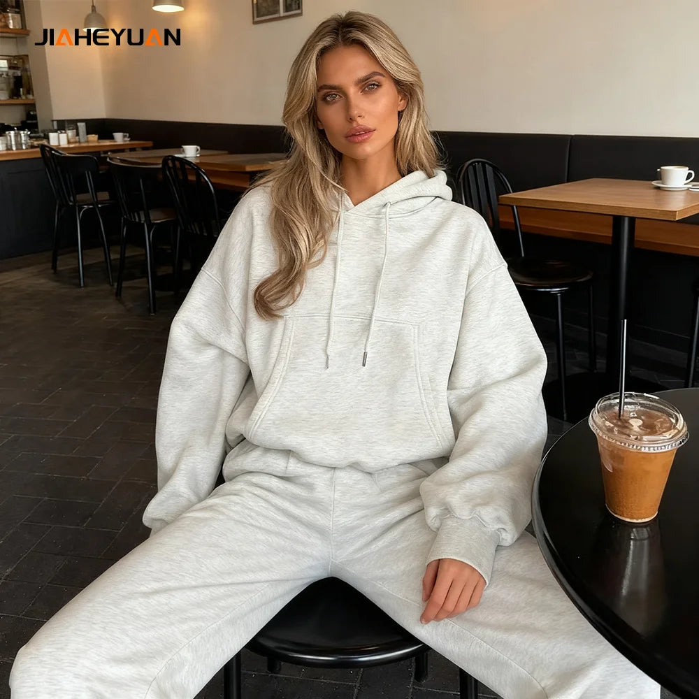 NewDesign Drop Shoulder Hoodie Lined Casual French Terry Short Crop Top Oversize Vintage Pullover Hoodie Women Wholesale Custom