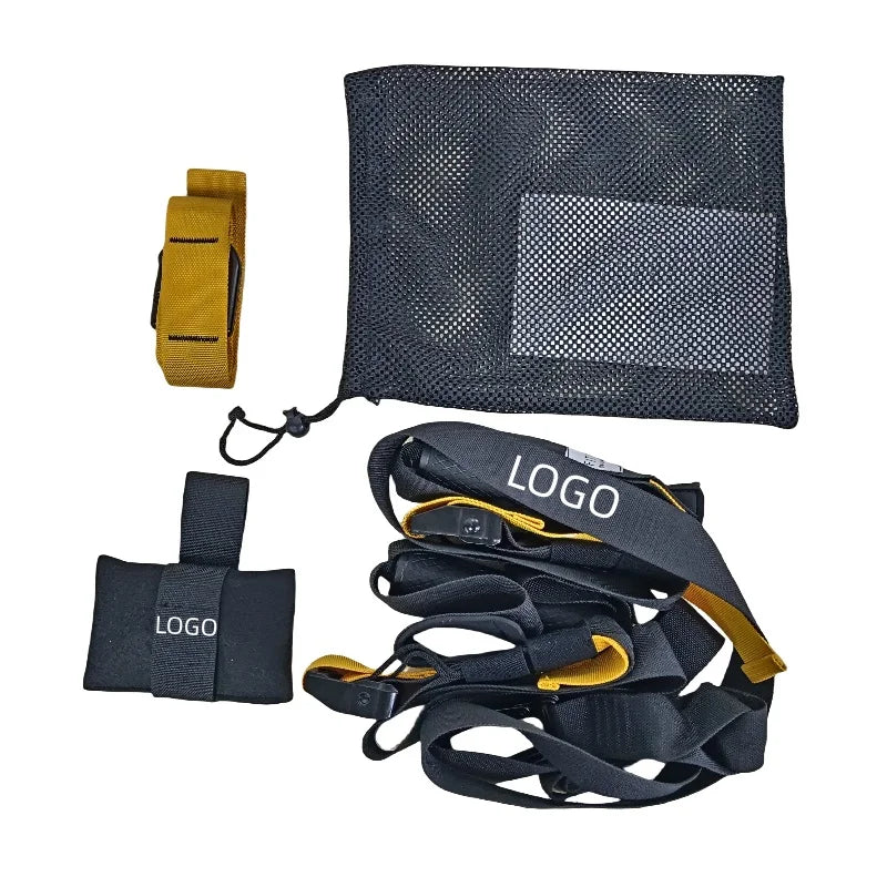 Adjustable Gym Sling Trainer Set Professional P3 Fitness Suspension Trainer Straps Kit Home Resistance Exercise Training Kits