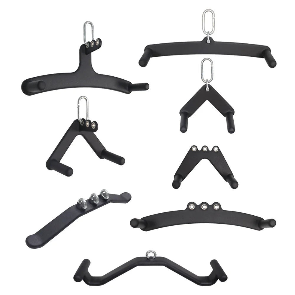 Gym Fitness Accessory Set PVC High/Low Multi-Functional Dip Pulldown Grip with Pull Back Handle Plastic Pulldown Grip