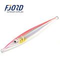 FJORD Customized 40g 60g 80g 100g 120g 150g 180g 220g 250g Fishing Lure Jig with 3d Eyes High Laser Effect Speed Jig
