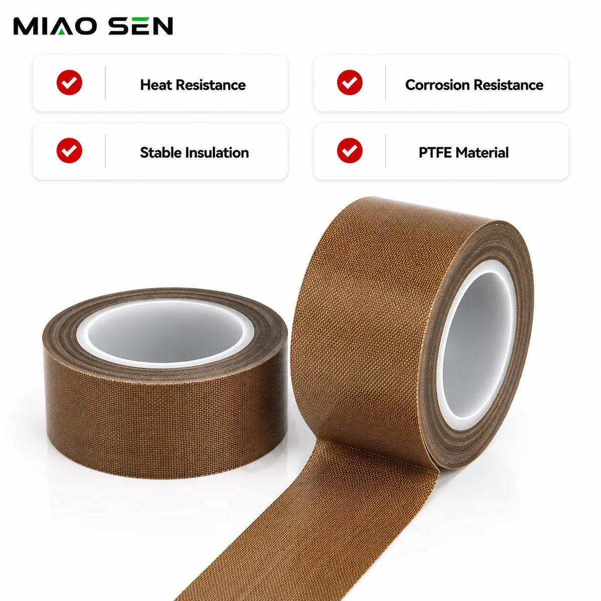 Heat Resistant Antistatic Silicone PTFE Insulation Tape 0.18mm Bag Sealing Laminating Film for Heat Press Machine Use MegaBDM
