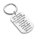 Christian Religious Inspirational Gift Bible Verse Baptism Amulet Jewelry Black Laser Stainless Steel Vintage Serenity Prayer