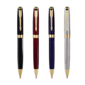 Office School Supplies Luxury Metal Ballpoint Pens with Custom LogoWholesale Stainless Steel Pen for Corporate Business Gift