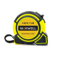 Wokwell Self-Locking Rolling 3m 5m 7.5m Retractable Measuring Tape Stainless Steel Blade ABS Plastic Easy Read Imperial/Metric