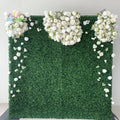 E  3d 5d Roll up Wedding Flowers Artificial Green Wall Backdrop Faux Flower Background Wall Forest Artificial Flower Wall