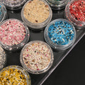 2024 New Colorful Nail Polish Flakes Glitter Bulk Chunky Sequins for Crafts