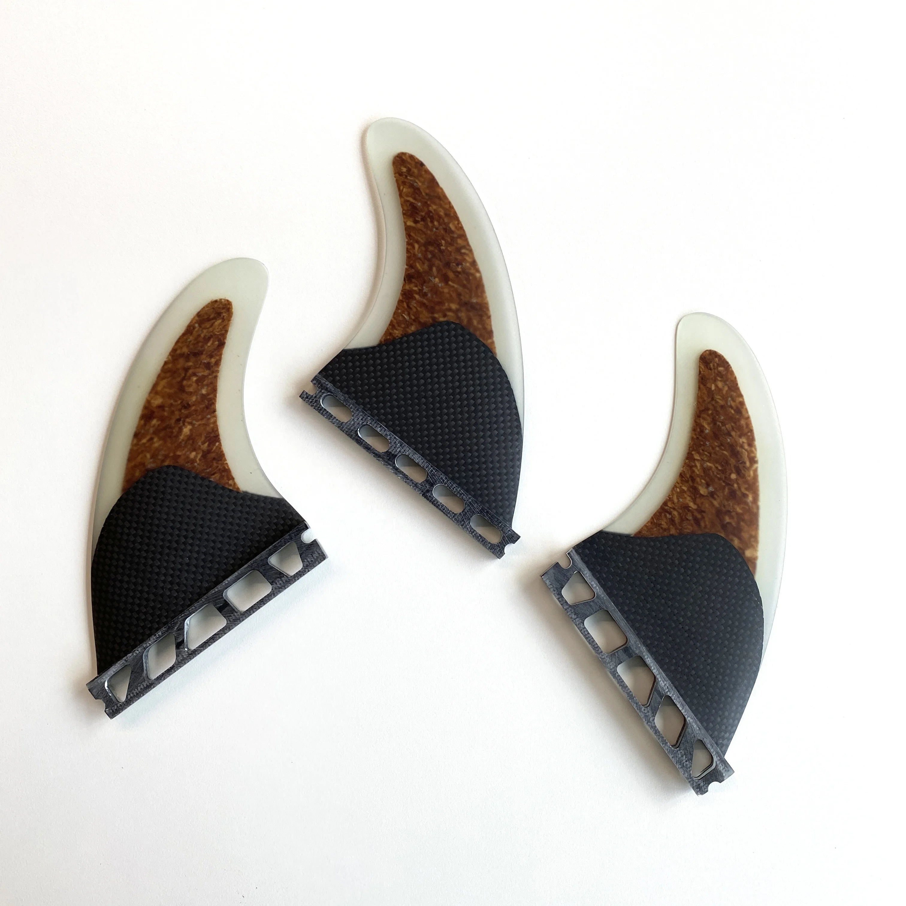 Professional Ultralight 3K Carbon Fiber Surfboard Fins High Performance Honeycomb Core Surf Fins Set