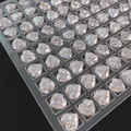 SICGEM Heart Cut Synthetic Loose Moissanite 3x3mm to 11x11mm D Color VVS1 Clarity for Ring Jewelry