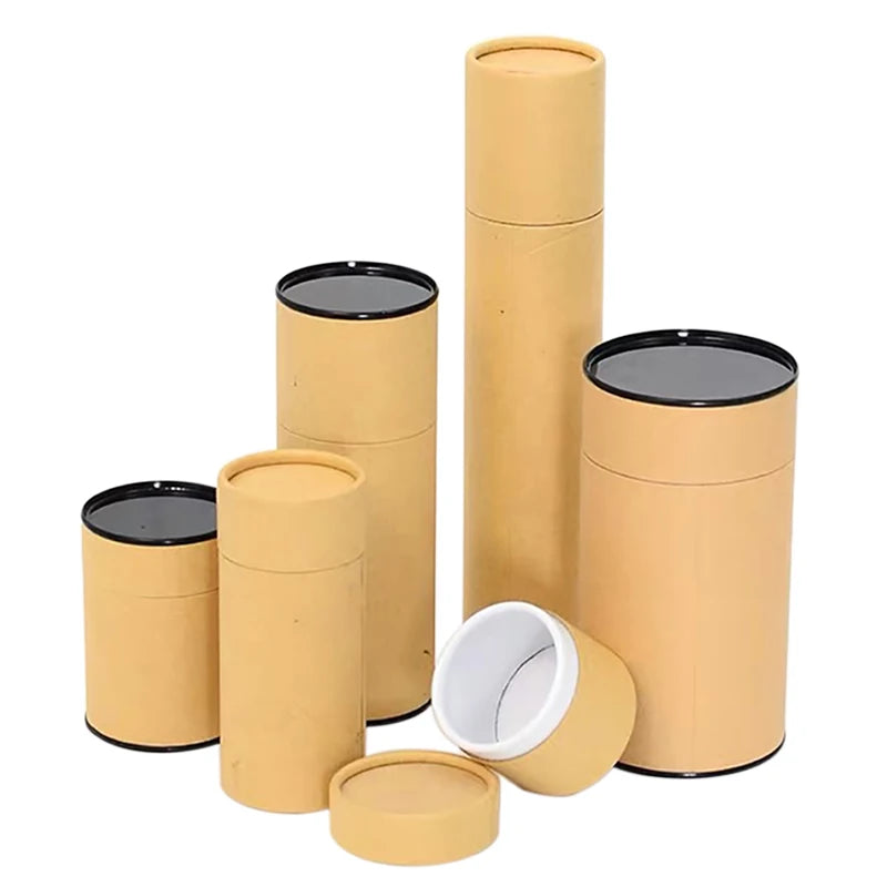 Star Packing Luxury Recycled  White Black Paper Round Packaging Cardboard Custom Logo Design Boxes for Flowers