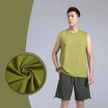 Custom Quick Dry Wicking Gym Mens Workout Mens Yoga Sleeveless Muscle Shirt Seamless Gym Tank Top for Men