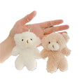 13cm Cute Soft Mini Plush Doll Teddy Bears Keychains Valentine Bear Stuffed Animal Toys Plush Bear Keychain Wedding Decor Charm