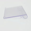 Clear PVC Price Tag Display Label Holder Plastic Hook PVC Plastic Label Holder