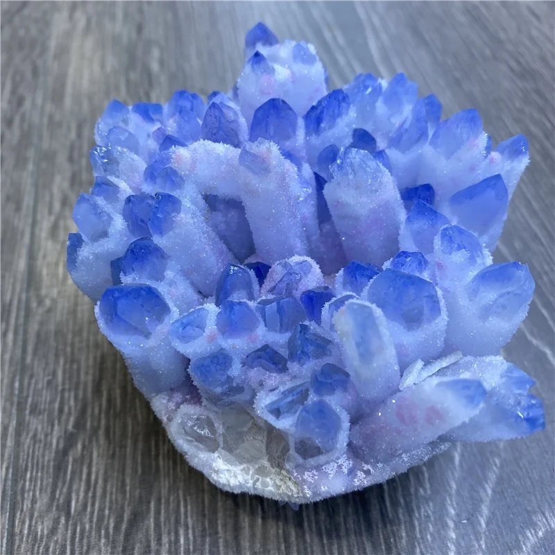 Wholesale Blue Phantom Cluster Ghost Quartz Crystal Cluster for Decoration