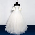Wholesale Custom AL1124 2025 Wedding Dress for Female Bride Princess White Tube Top Heavy Crystal Ruffles Long Trail Heavy