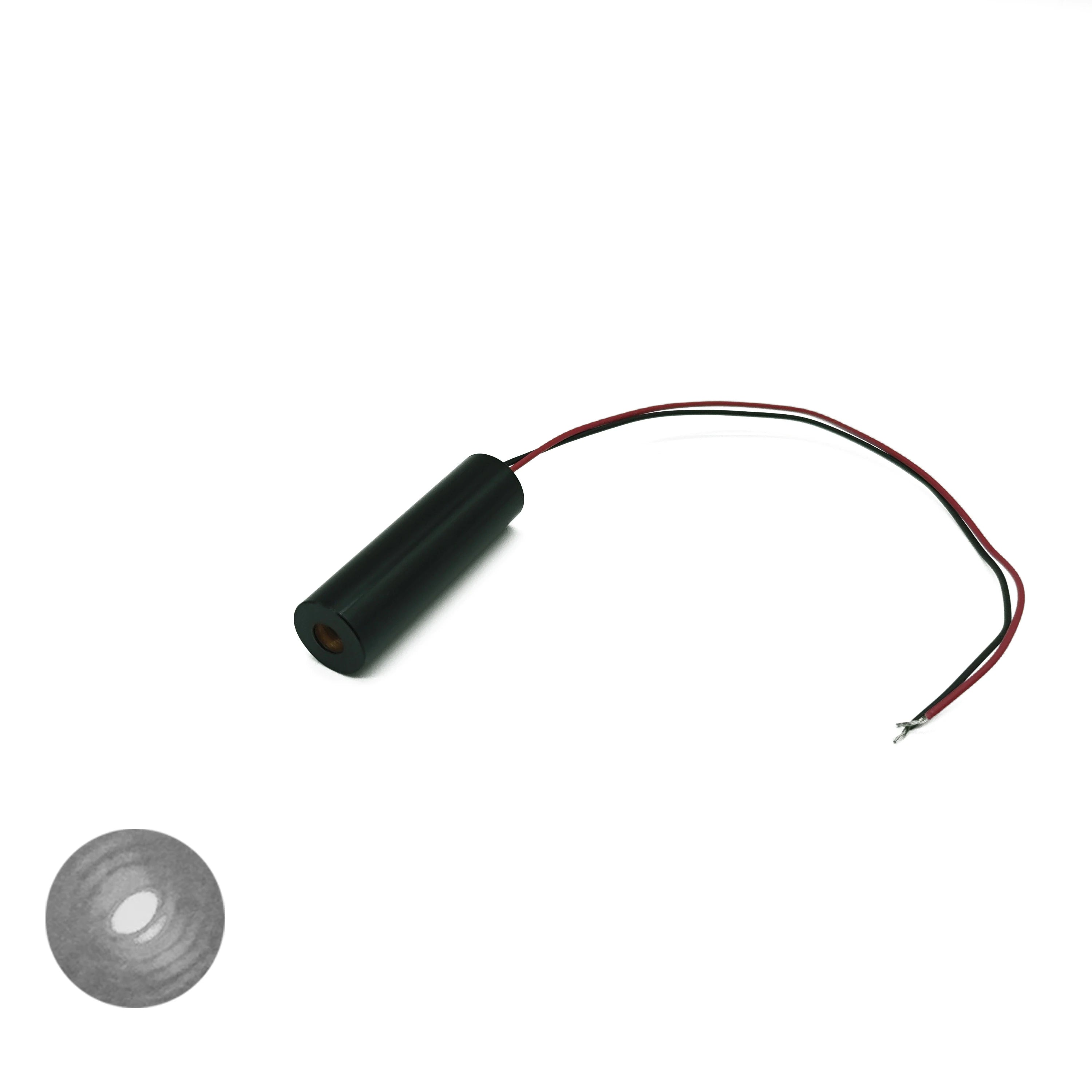 Compact Mini D12mm 830nm 50mw 100mw 200mw IR Infrared Radiation Positioning Lighting Glass Lens Dot Laser Diode Module
