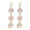 Party Jewelry Long Diamond Flash Zircon Tassel Earrings High-Quality New Fashion Earrings Fashion Exaggerated Drop Earrings