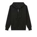 Unisex 500g Fleece Hooded Sweatshirt Custom Polyester Cotton Hoodies Zipper Warm for Men's Solid Pattern Autumn Season Digital