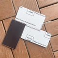 MDFSUB Customized Sublim Fridge Magnets Wooden Sublimation Blank Magnetic Sublimation MDF Fridge Magnets with Protective Films
