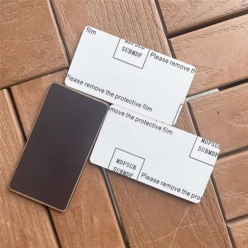 MDFSUB Customized Sublim Fridge Magnets Wooden Sublimation Blank Magnetic Sublimation MDF Fridge Magnets with Protective Films