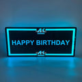 Customized LOGO Happy Birthday LED Flashing Letters Board Bottle Presenter Glorifier VIP LED Letters Marquee Sign for Lounge bar