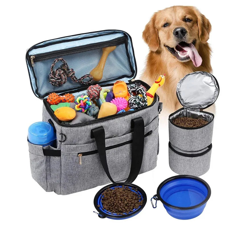 Airline Approved Striped Dog Travel Backpack Locking Safety Zippers Oxford Linen Nylon Polyester Eco-Friendly Customized Color