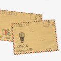8pcs/pack Classic Kraft Paper Mailable Letters Paper Envelopes Custom Your logo Size Custom Your Design