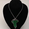 Wholesale Movie Series Fashion Items the Lord of the Rings Elven Leaf Necklace