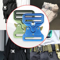 Classic 38mm Tactical Belt Buckle With Custom logo Adjustable Shoulder Strap Buckles 1.5inch Metal Side Release Buckles