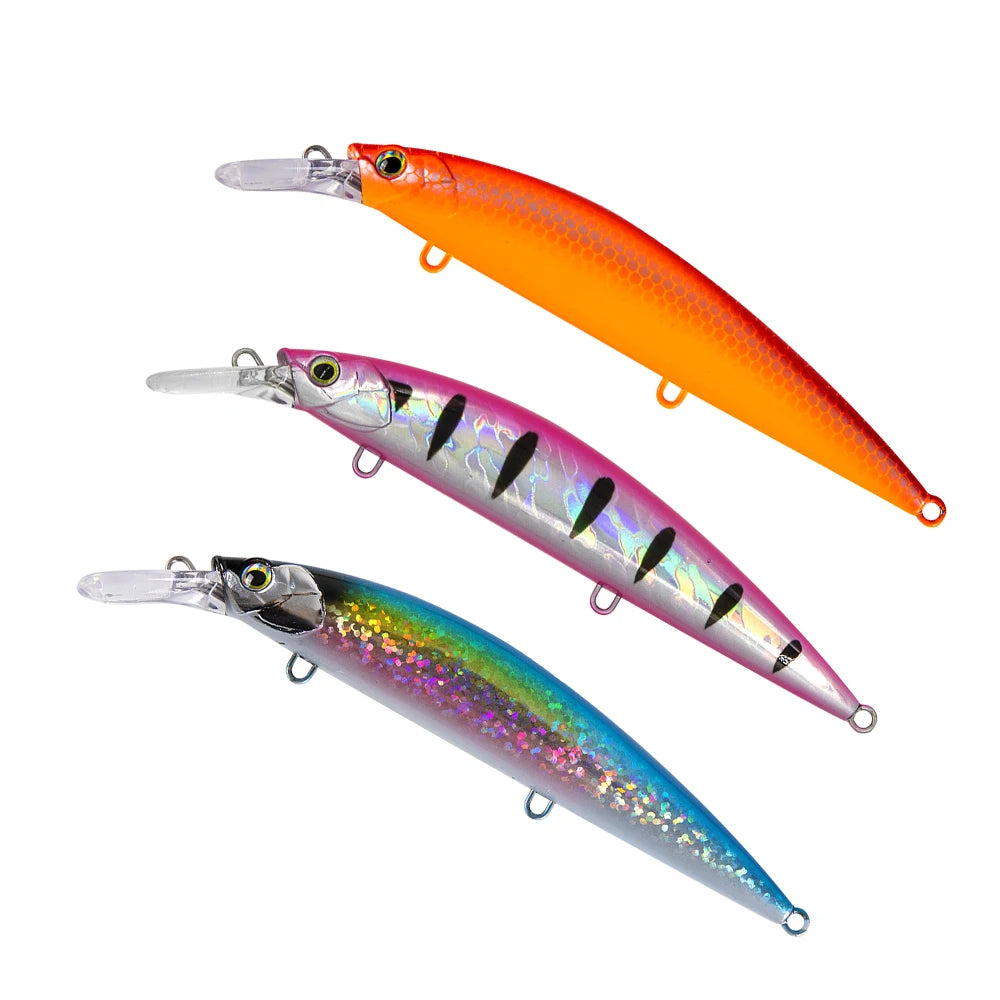 HONOREAL Top China Brand Supply 39g/110mm Hard Minnow Sinking Fishing Lures Sea Bass Lure for Fishing