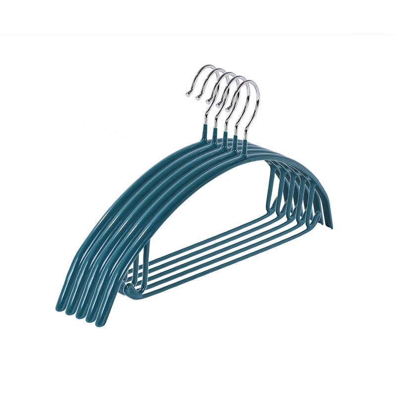 Light Luxury Wardrobe Storage and Clothes Drying Support Pvc Coated Metal Pants Trouser Hanger