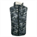 Unisex Winter USB Charging Carbon Fiber Heated Vest Solid Waistcoat Three-Level Control Zipper Breathable Casual Cotton