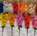 Hot Sale Artificial 9 Branches Peach Blossom Artificial Silk Peach Blossoms for Event Decoration
