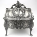 Wholesale Emboss Alloy Metal Music Box Wind Up and Golden Movement Music Box for Christmas/Birthday/Valentine's Day