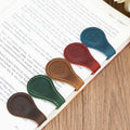 Ready to Ship Genuine Leather Book Mark Magnetic Book Markers Gift Magnet Bookmarks for Students Bookworms Teachers Friends