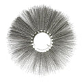 Factory Price Galvanized Wire Wafer Road Sweeper Brushes Flat Wafer Broom