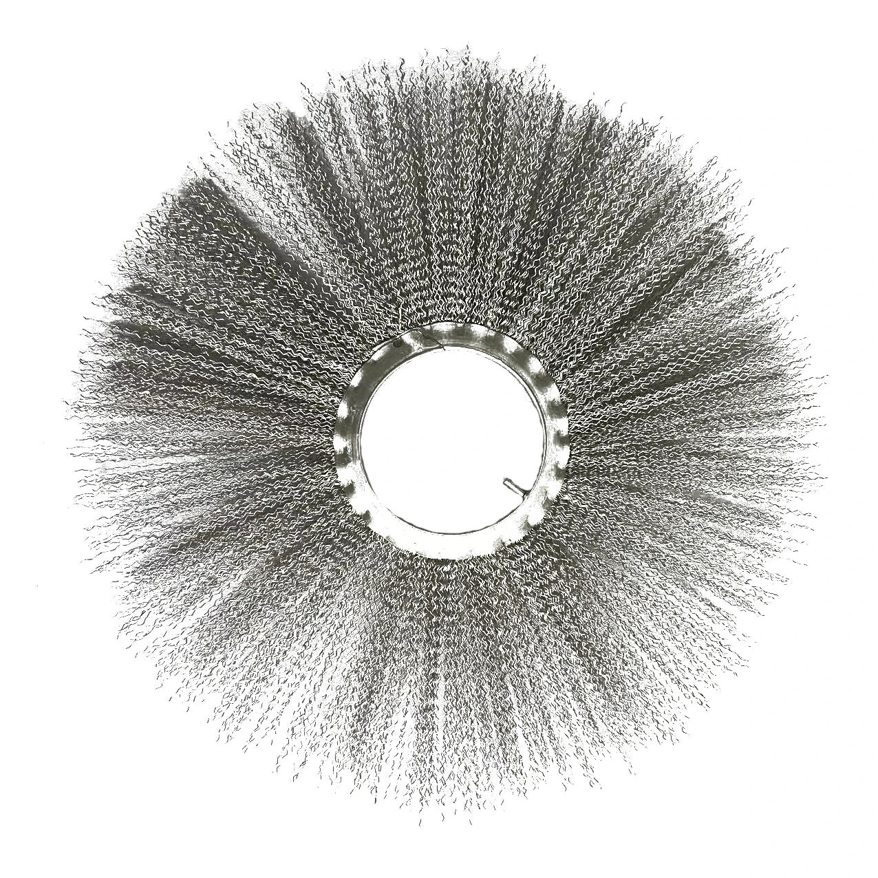 Factory Price Galvanized Wire Wafer Road Sweeper Brushes Flat Wafer Broom