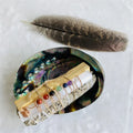 Wholesale White Sage Sticks Palo Santo Abalone Shell Feather Smudging Kit for Meditation Home Cleansing