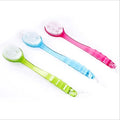 Hot Selling Plastic Long Handle Bath Body Brush Massage Shower Brush Oval Double Sided Back Bath Brushes