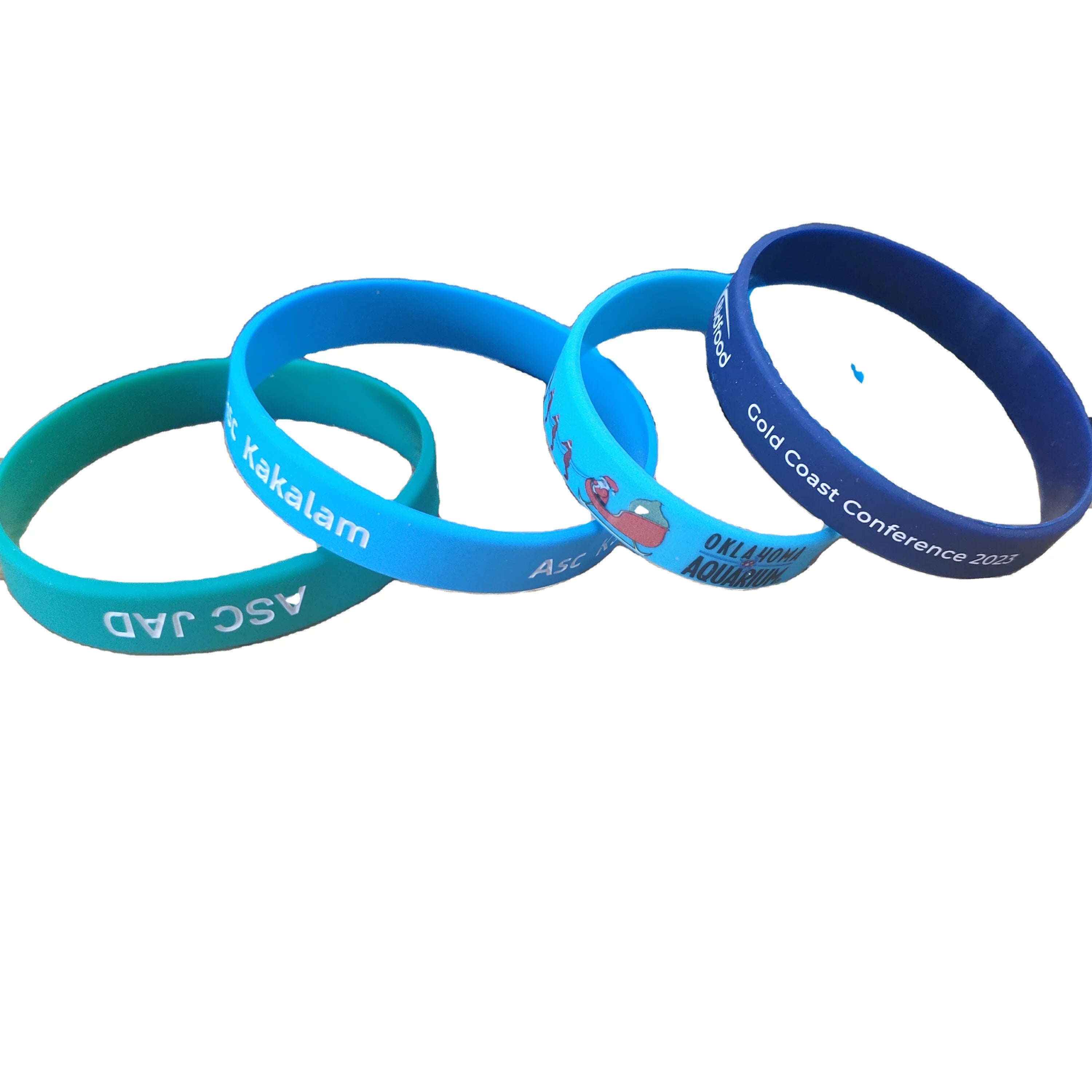 Cheap 2024 Gifts GlOW Custom WristbandEvents Silicone BraceletsFestival Rubber Wrist Band