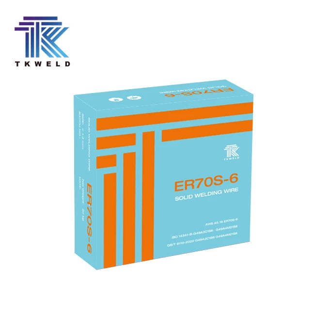 2023 TKweld Hot Sale Carbon Steel MIG Mag Soldering AWS ER70s-6 CO2 Copper Welding Wire 0.8 0.9 1.0 1.2 1.6 MIG Mag Soldering