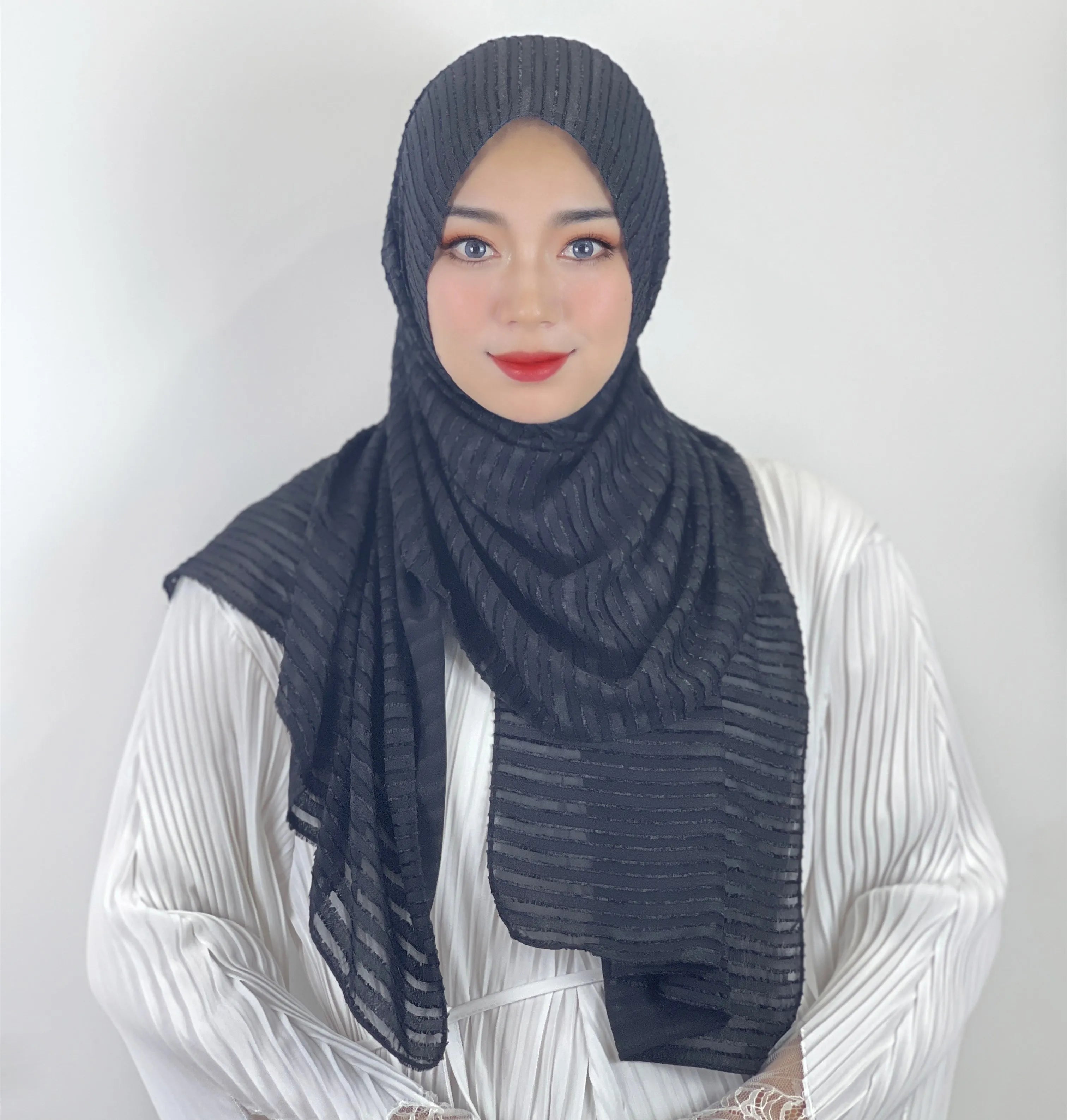 Soft Modal Shawl Cotton Muslim Scarf Women Veils Khimar for Hijab Fashion Ladies Scarf and Matching