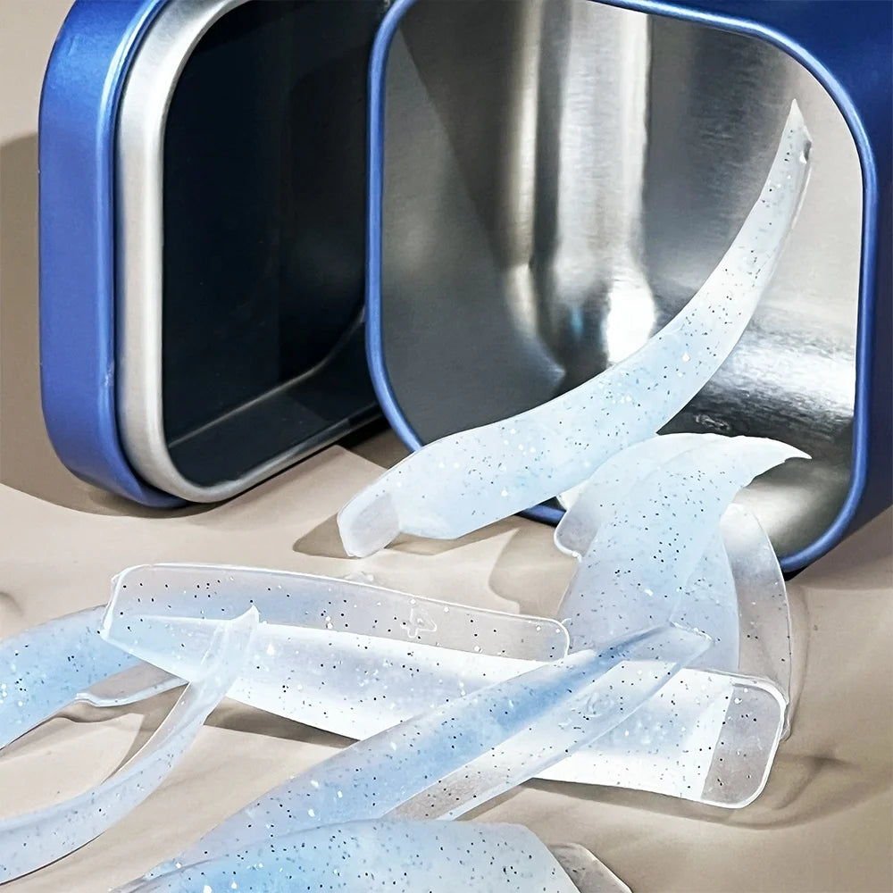 Professional Salon Lash Lift Shields With Glitter Transparent Silicon Rod Lash Perm Pads No Need Glue Lash Lift Rods