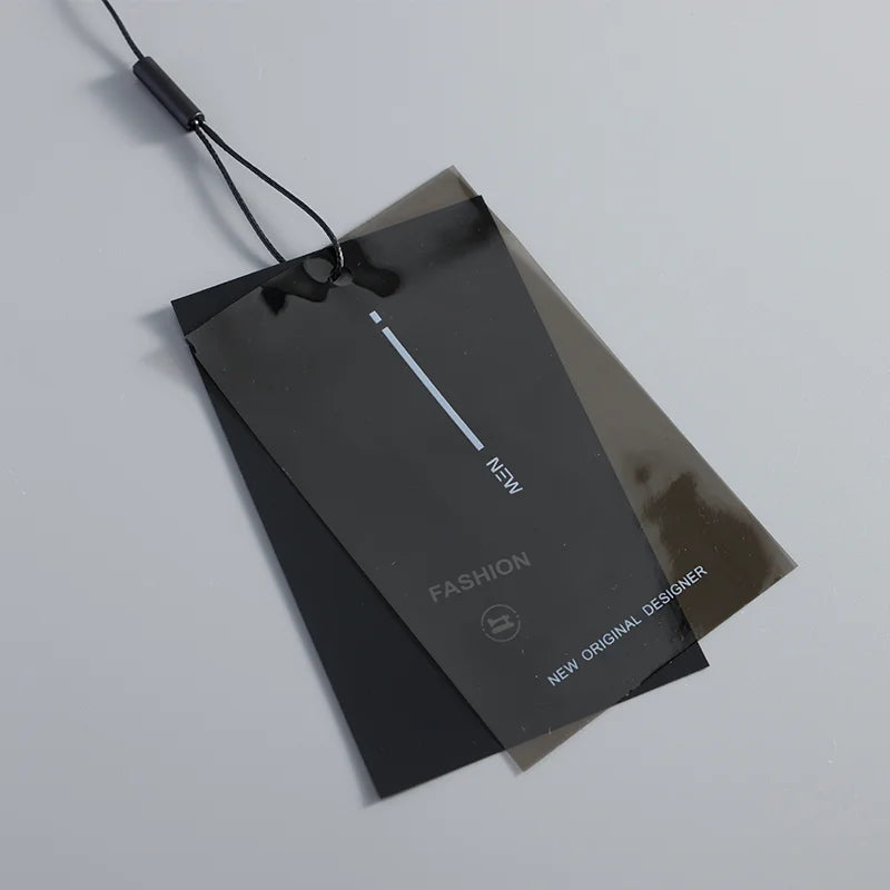2023 Wholesale Luxury Satin Women Clothing Printed Clothes Garment Tag Hangtag
